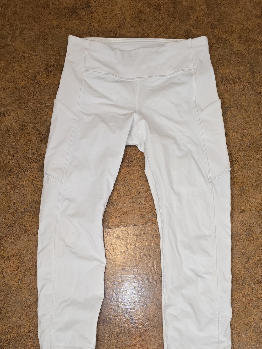 lululemon athletica White Workout Leggings - 6
